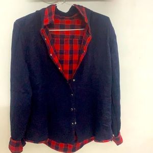 (2 in 1) Levi’s reversal women shirt